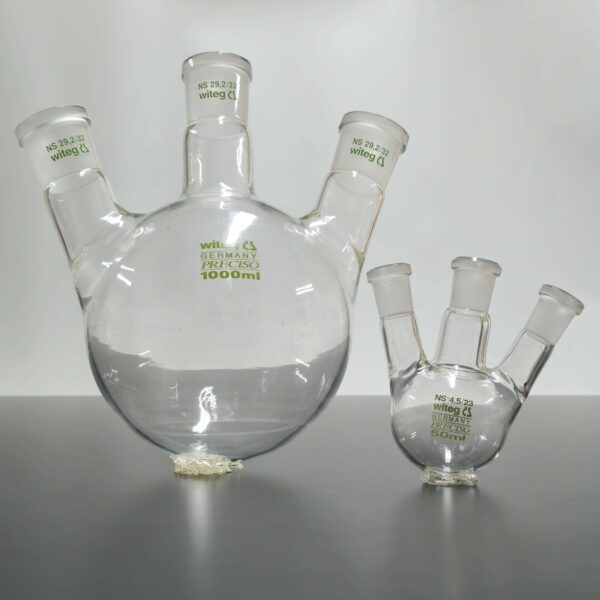 Round bottom flask, 3-neck
